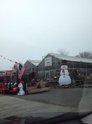 Huge snowman blow up