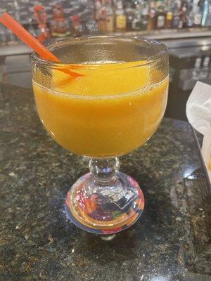 Mango Peach frozen margarita