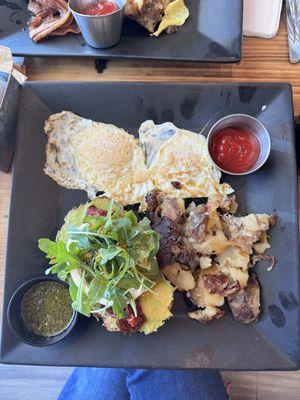 Buracado Toast platter