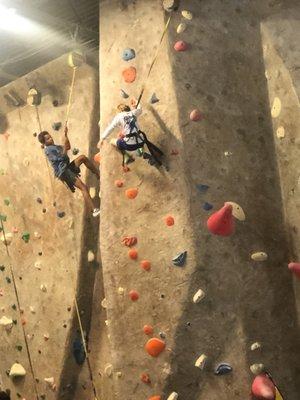 Logan & Eli top off and enjoy a safe fall!