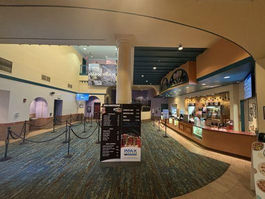 Another view of the main entrance with concession stand