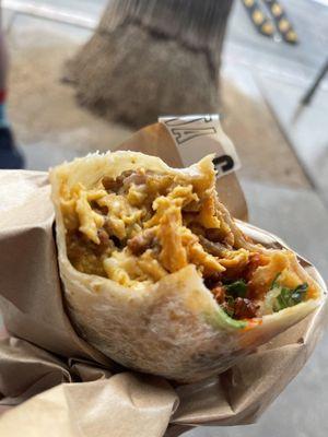 Chorizo Breakfast Burrito