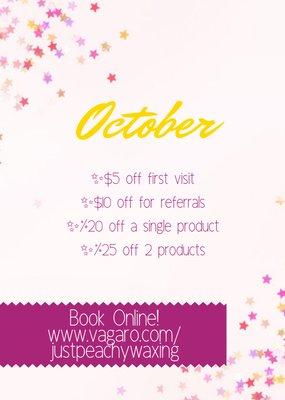 October specials