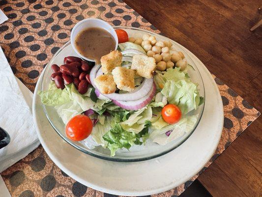 Side salad with Balsamic Dressing