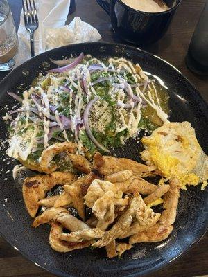 Chilaquiles de pollo