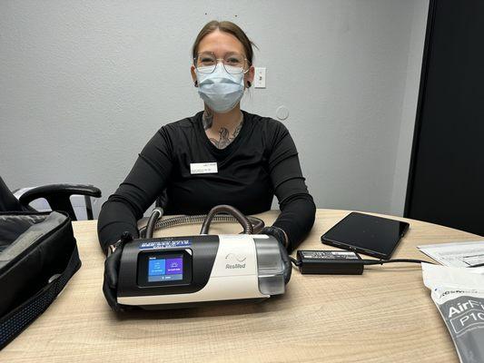 Rachel, awesome tech that helped me setup my new Cpap!