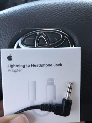 The Apple jack adapter I had to replace when the workers here stole mine when washing my car. Beware!