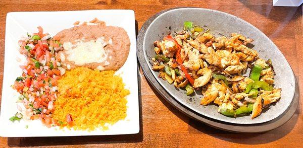 Lunch Chicken Fajitas