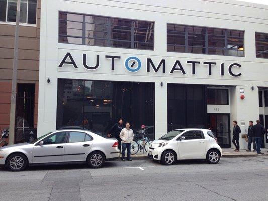 WEBDOGS hanging out at Automattic, WordPress HQ in San Francisco