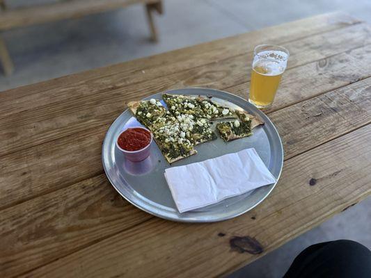 Pesto and Goat Cheese Bread