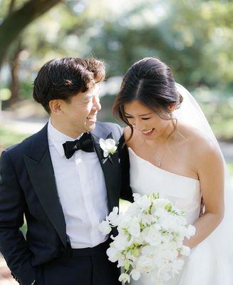 Bridal Low Bun Updo and Natural Makeup