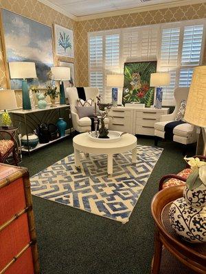 Living room furniture and decor at Patrick Day Home Gallery.

#livingroom #livingroomfurniture #homedecor #coffeetables #arearugs