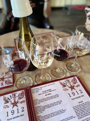 A Flight of 6 Wines