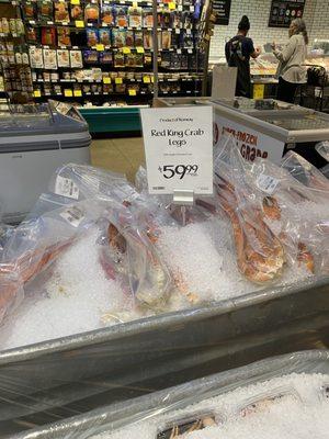 Red King Crab @$59.99/lb on 12/20/23