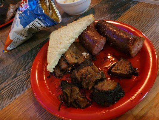 Worth every penny every time. Brisket suasge and burnt  ends.