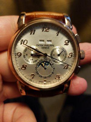 Beautiful restoration on one of my favorites, 1967 Patek Philippe Grand Complications with 24k Rose Gold frame