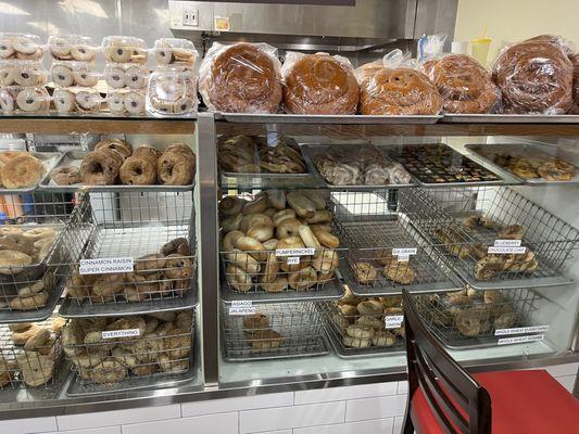 Set em up! Bagels and everything yummy- fresh