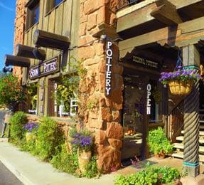 Sedona Pottery is located at 411 State Route (SR) Highway 179 in the Garland Building,