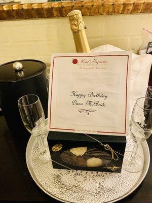 Prosecco & Chocolate For Birthday Celebration of Friend