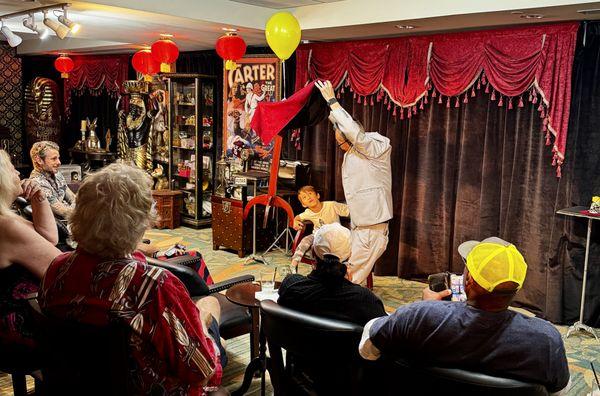 Master Magician KEKOA Floats a table feet away from everyone!