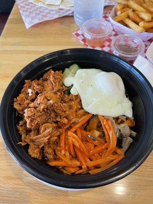 Spicy Chicken Bibimbap Rice Bowl