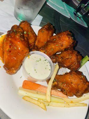 Mango habanero wings