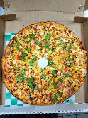 Butter Chicken Pizza