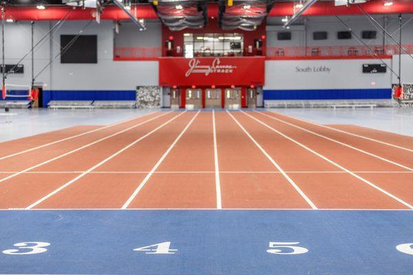 Sprint lanes looking south at the South lobby.