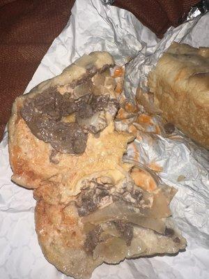 Philly cheesesteak sub