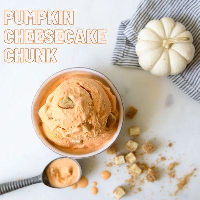 We are scooping Pumpkin Cheesecake Chunk for the month of October  Come try a scoop today!