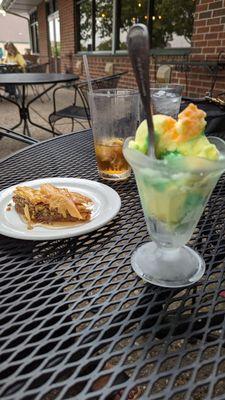 baklava and sherbet