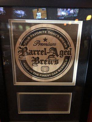 Brag Plaque