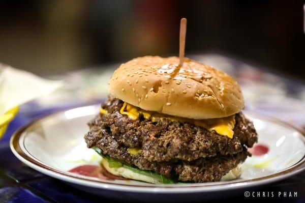 Double King Cheeseburger