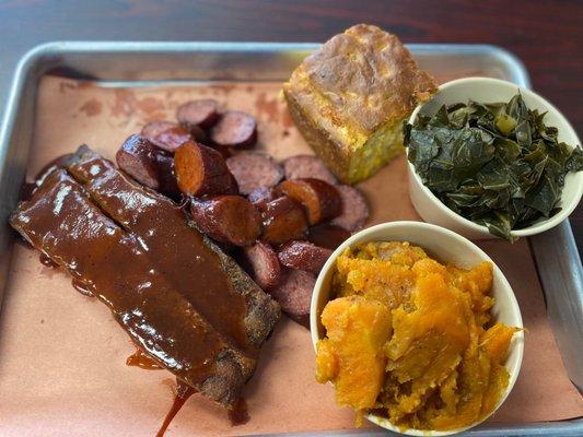 2 Meats BBQ Plate