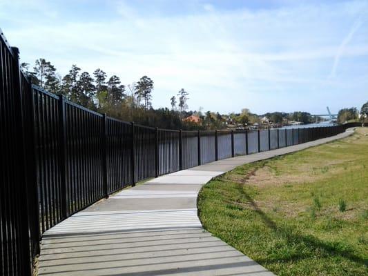 Goode Fence 
Myrtle Beach Condominium Walkway
Commercial Grade Ornamental Aluminum Fence