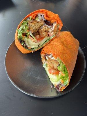 Crispy chicken wrap