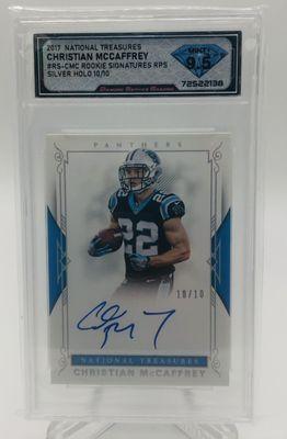 DSG 9.5 2017 National Treasures Christian McCaffrey RC Auto