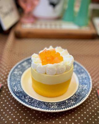 The mini Coconut Mango mousse cake - with a lovely mango filling - this was fantastic!!