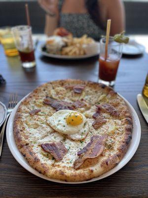 Breakfast pizza!