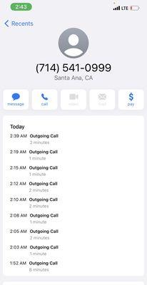 Called more than 10 times , no one answer the call ! Keep calling !