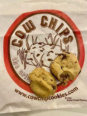 Cow Chip Cookies