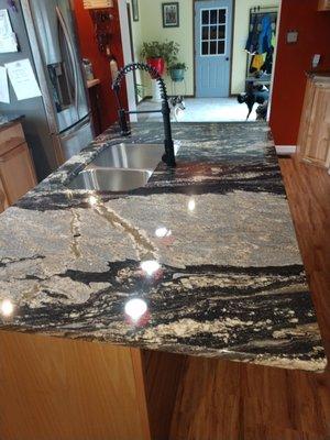 Magma Black Granite