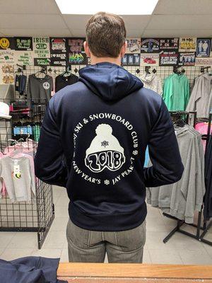 Independent Trading Company Performance Hoodie for TCNJ SKI CLUB