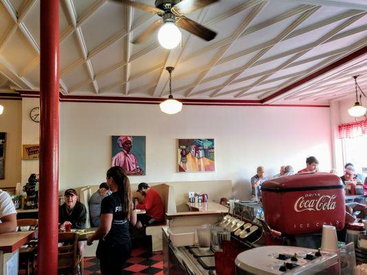 Dining Area at Mickie's Dairy Bar