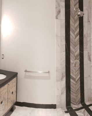 luxury bathroom restoration and remodel