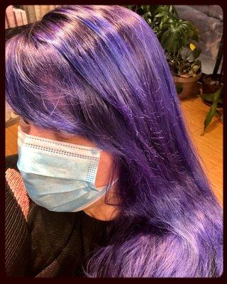 My indigo hair