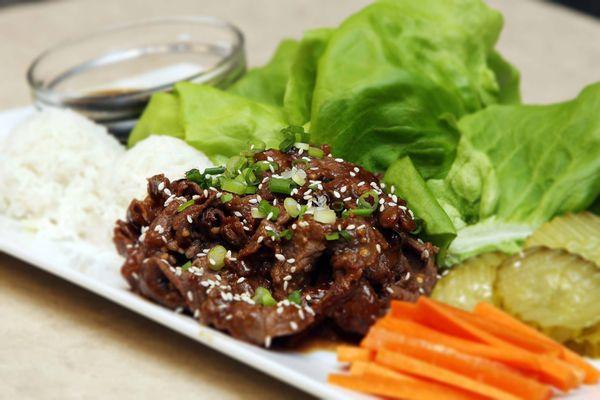 Beef Bulgogi Lettuce Wraps