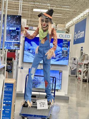 Scarecrow Halloween decor is on sale