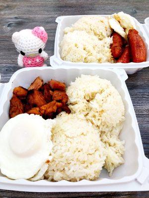 Sweet Longanisa and Chicken Tocino breakfast