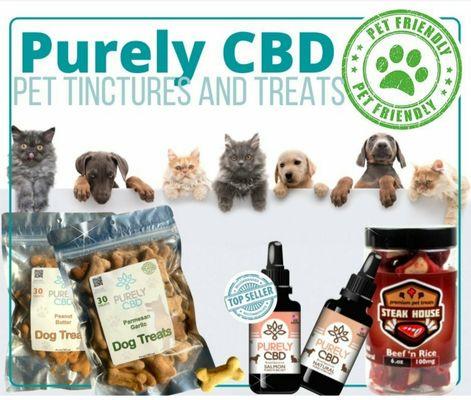 Treats & Tincture for cats and dogs.